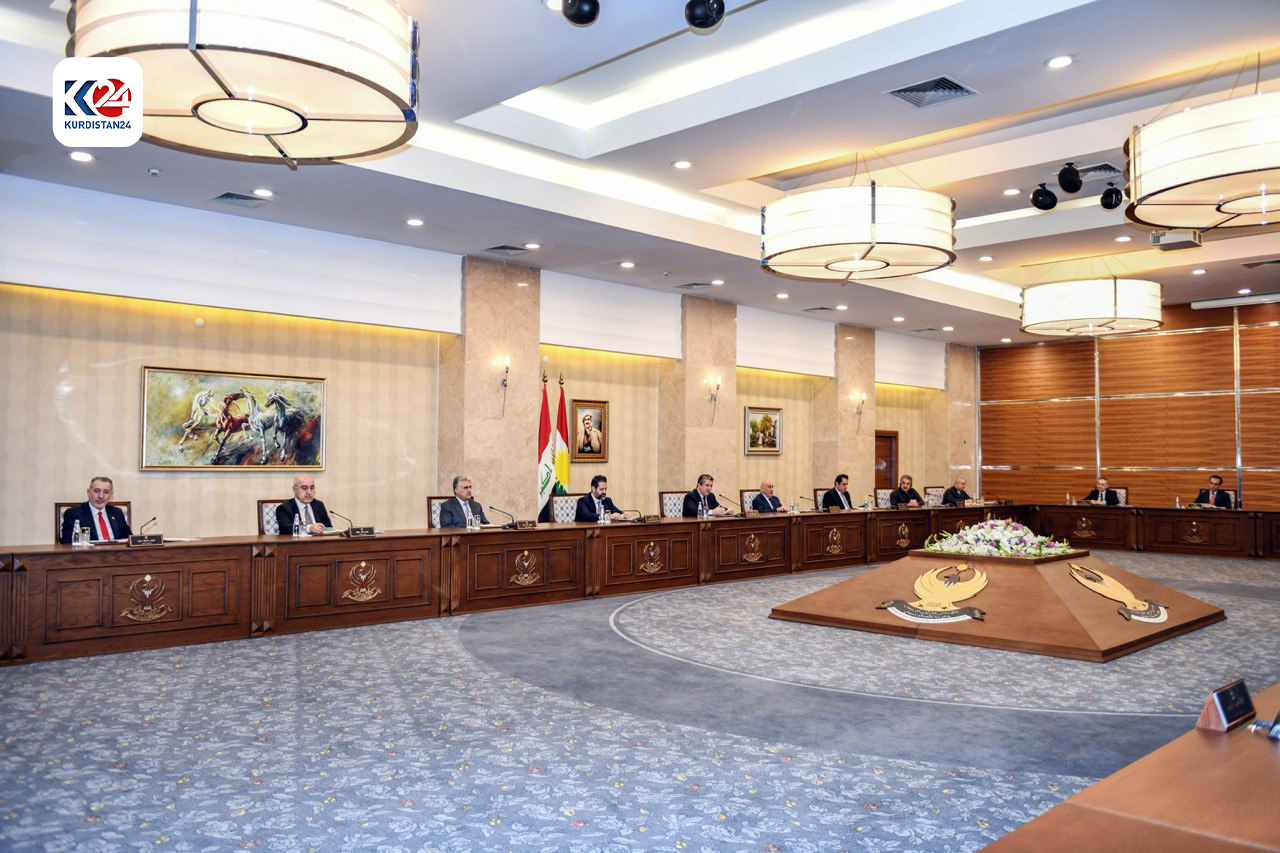 The KRG Council of Ministers meeting, Nov. 15, 2023. (Photo: KRG)