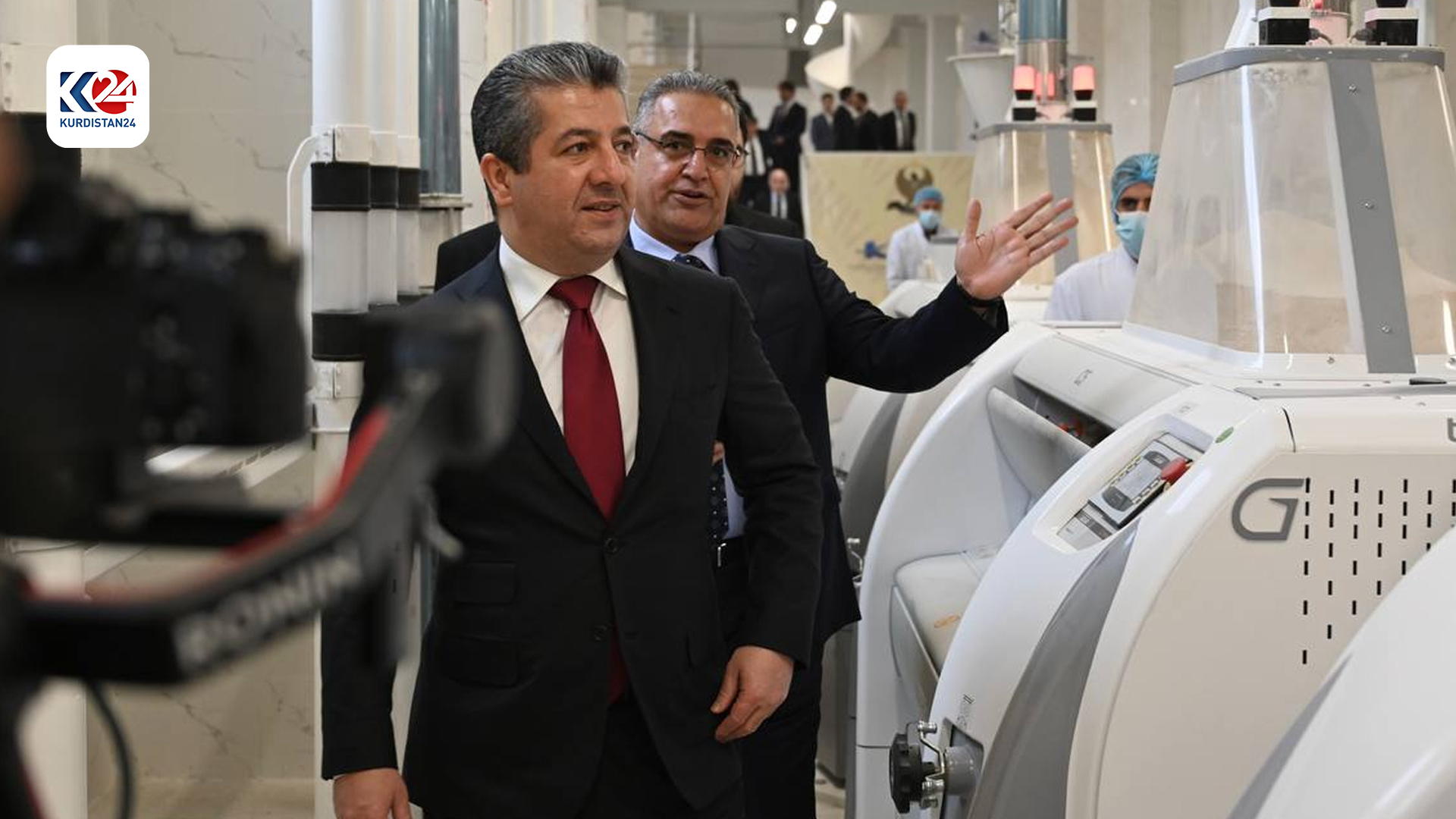 سەرۆکوەزیران مەسرور بارزانی کارگەی ئاردی دستاری لە دهۆک کردەوە