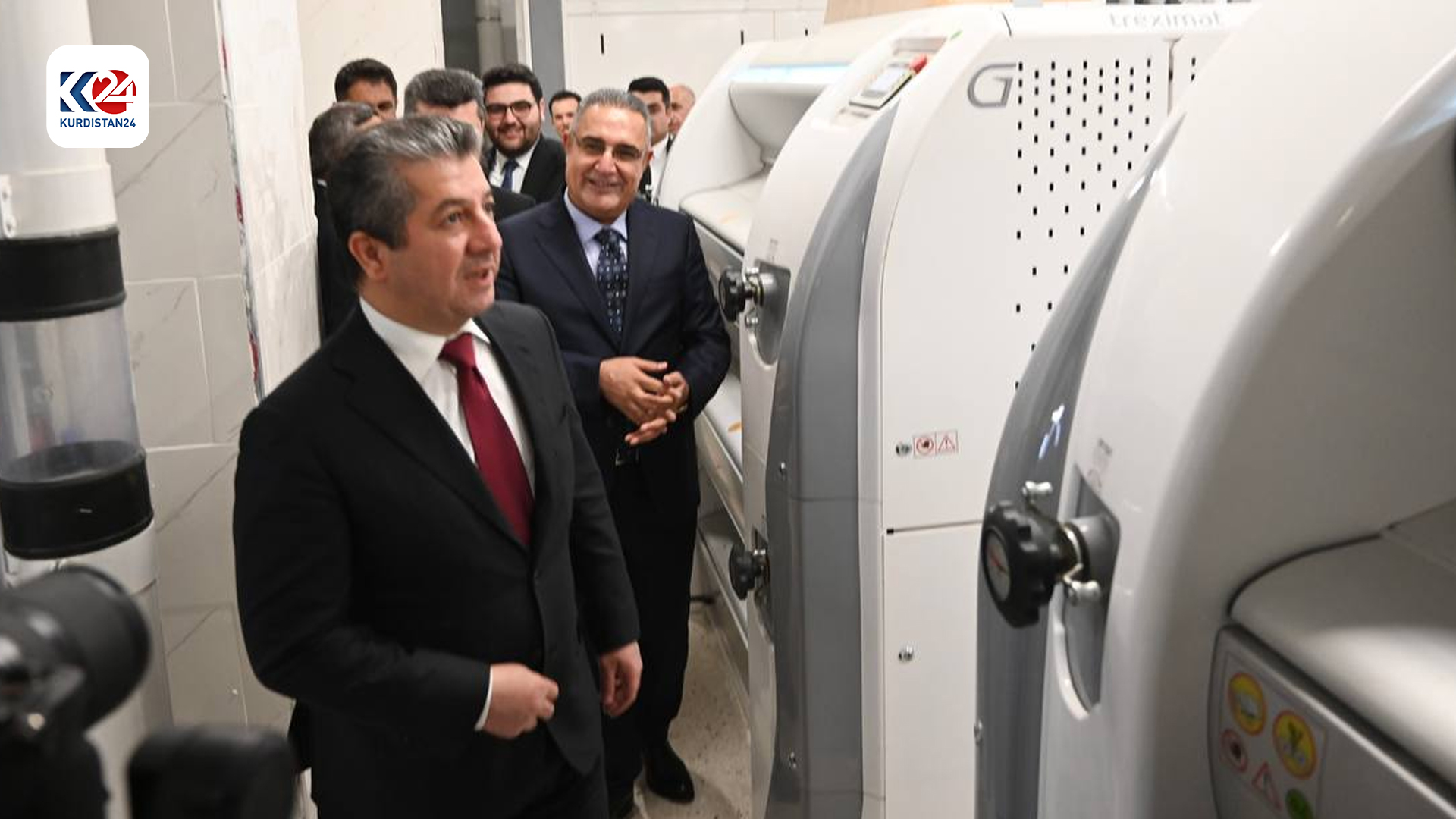 سەرۆکوەزیران مەسرور بارزانی کارگەی ئاردی دستاری لە دهۆک کردەوە