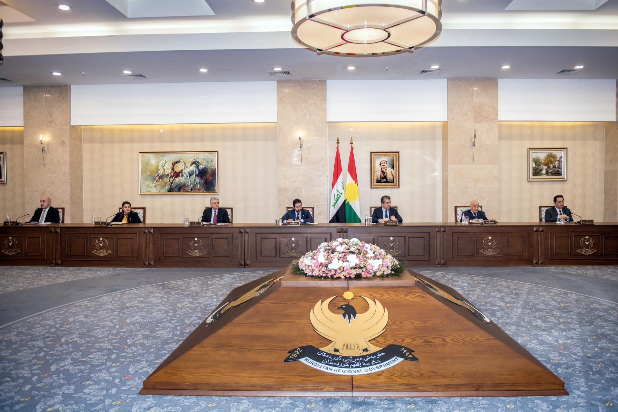 KRG Council of Ministers meeting, Nov. 22, 2023. (Photo: KRG)