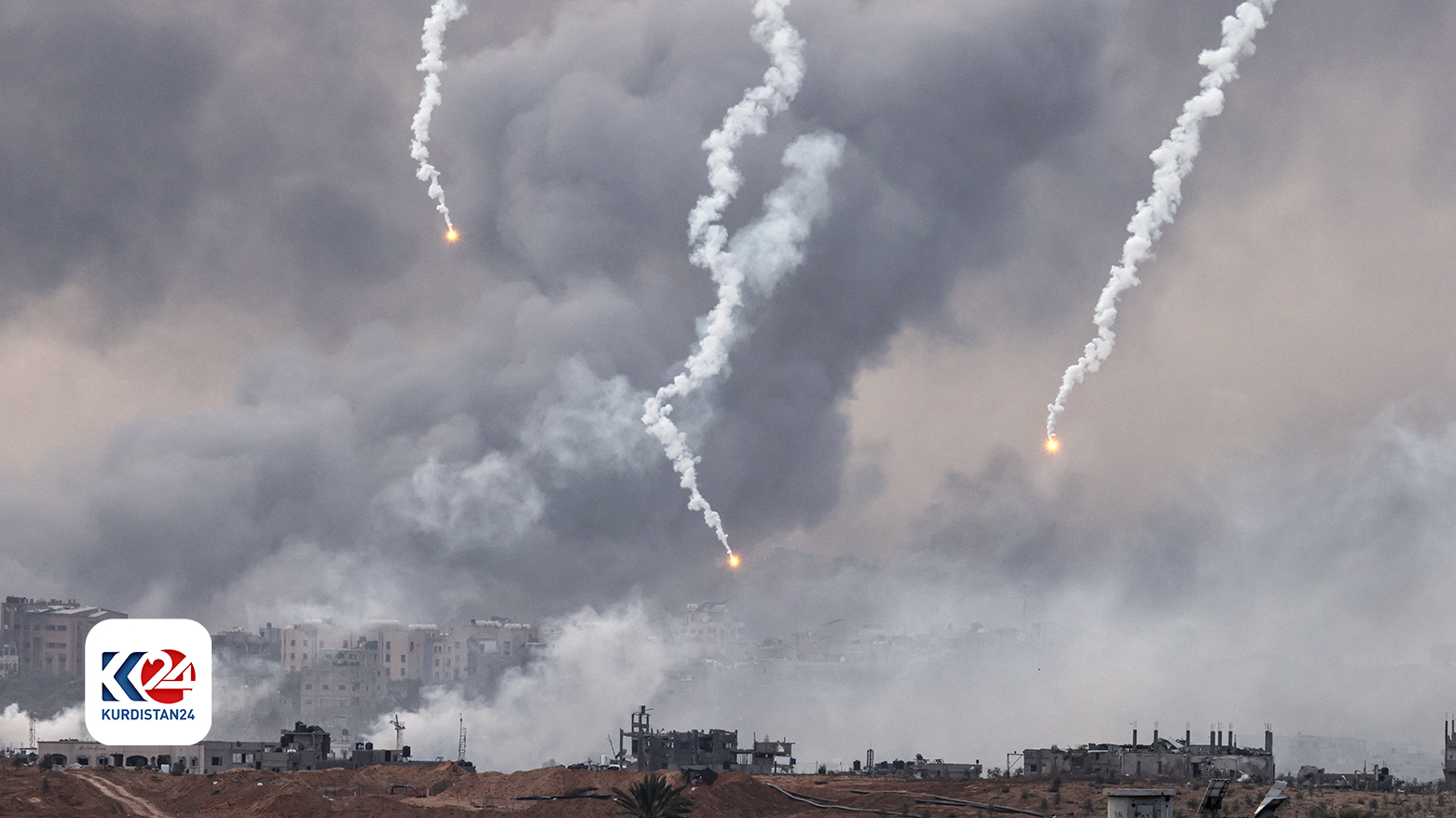 قصف إسرائيلي سابق لقطاع غزة / AFP