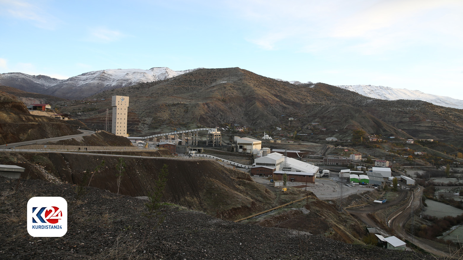 Siirt'te göçük yaşanan maden ocağı-FOTO:AA