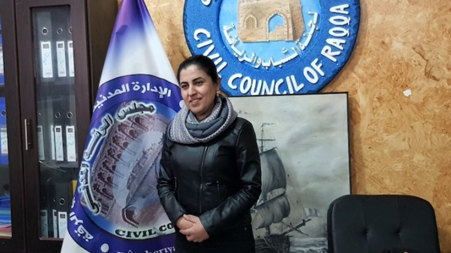 Leila Mustafa, the former Kurdish co-mayor of the Syrian city of Raqqa (Photo: Wladimir van Wilgenburg/Kurdistan 24)