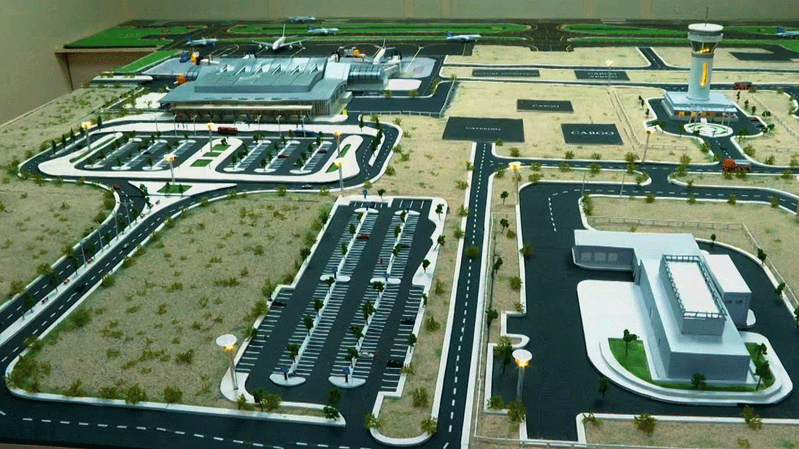 A design concept of Duhok International Airport. (Photo: KRG)