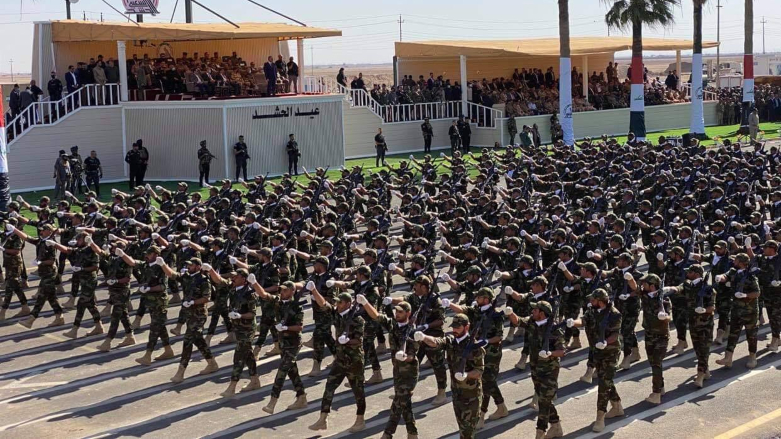 نمایشی هێزەکانی حەشدی شەعبی لە یادی دامەزراندنی رێکخراوەکە - 26/6/2021