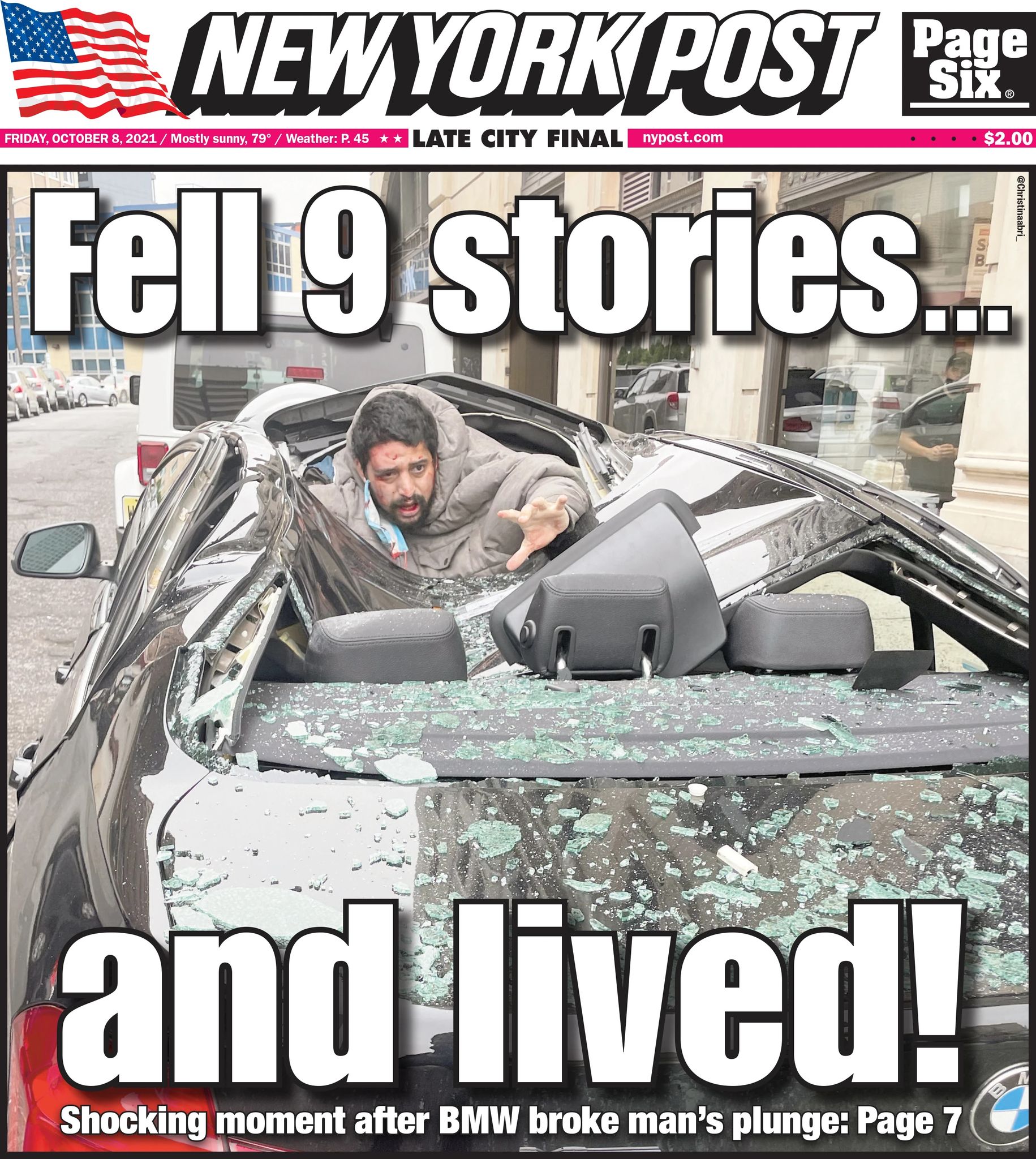 لاپه&zwnj;ڕه&zwnj;ی یه&zwnj;كه&zwnj;می رۆژنامه&zwnj;ی نیۆیۆرك پۆست