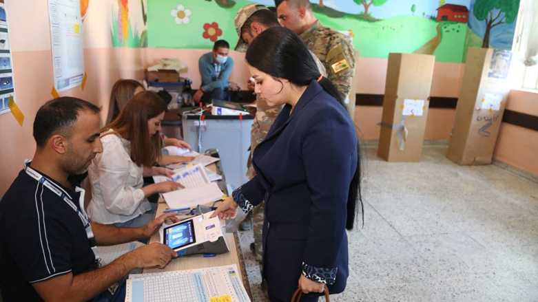 جانب من الاقتراع الخاص - صورة: كوردستان 24