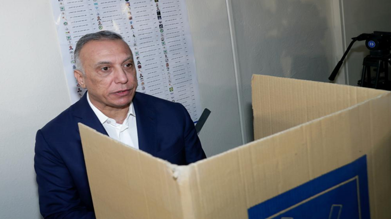 Iraqi Prime Minister Mustafa al-Kadhimi casts his vote during parliamentary elections in Baghdad, Iraq, Sunday, Oct. 10, 2021. (Photo: Khalid Mohammed/AP)