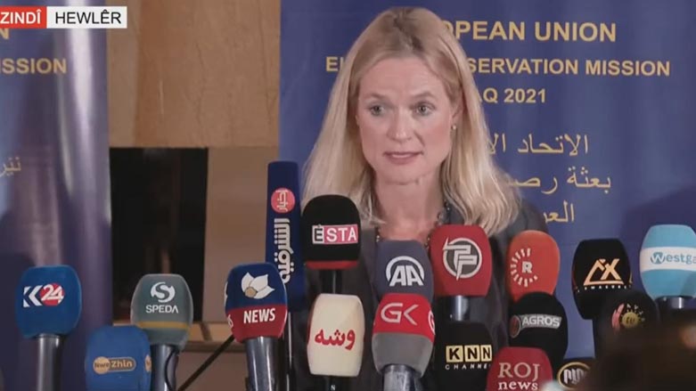 ویولا فون کرامون توبادیل، رئیس تیم ناظران اتحادیه اروپا بر انتخابات ٢٠٢١ عراق