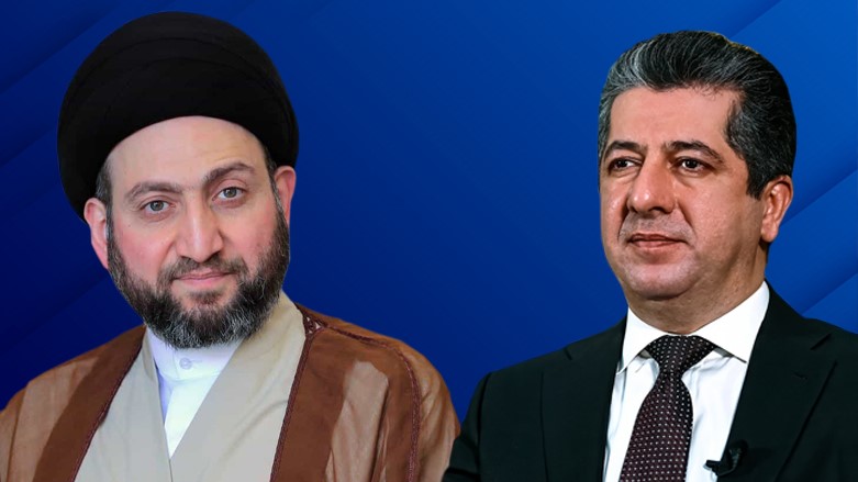 مسرور بارزانی، نخست وزیر اقلیم کوردستان و عمار حکیم، رهبر جریان حکمت ملی عراق
