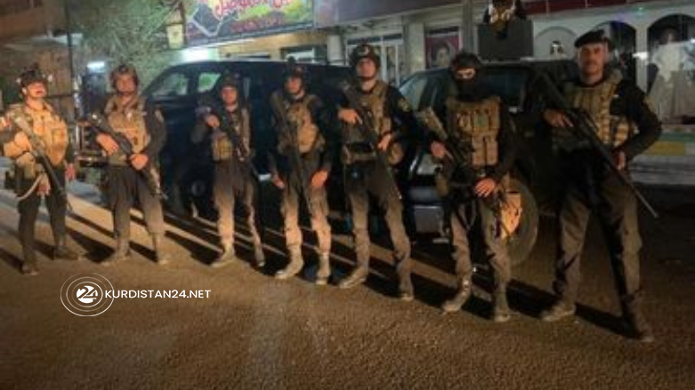 An Iraqi army unit deployed in Kurdish neighborhood of Kirkuk poses for a photo, Oct. 12, 2021. (Photo: Submitted to Kurdistan 24)