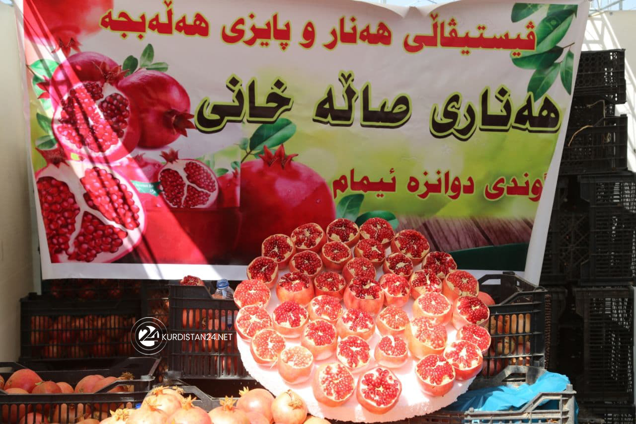 انار صالح‌ خانی یکی از کالاهای صادراتی حلبچه