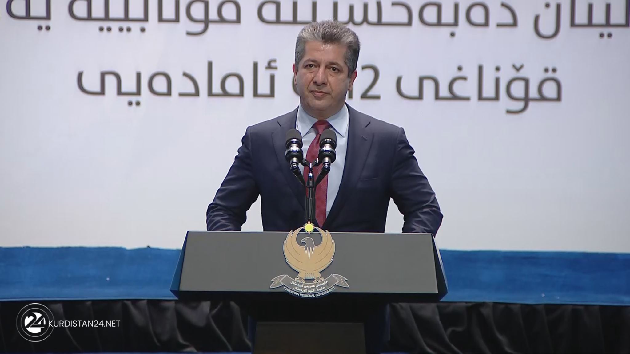 مه&zwnj;سرور بارزانی، سه&zwnj;رۆكی حكومه&zwnj;تی هه&zwnj;رێمی كوردستان، رۆژی پێنجشه&zwnj;ممه&zwnj; (20ی تشرینی یه&zwnj;كه&zwnj;م/ ئۆكتۆبه&zwnj;ری 2021) له&zwnj; وتارێكدا تكای له&zwnj; هاووڵاتیان كرد ماسك ببه&zwnj;ستن و ڤاكسین وه&zwnj;ربگرن