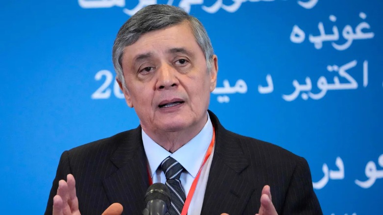Russian presidential envoy to Afghanistan Zamir Kabulov speaks to the media during an international conference on Afghanistan with Taliban representatives in Moscow on Oct. 20, 2021. (Photo: ALEXANDER ZEMLIANICHENKO / AFP)