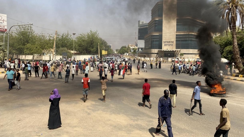 خیابان‌های پایتخت سودان پس از کودتا