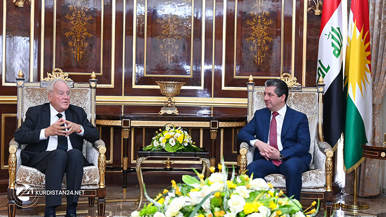 دیدار مسرور بارزانی، نخست وزیر اقلیم کوردستان با رئیس کمیسیون روابط خارجی و دفاع مجلس سنای فرانسه