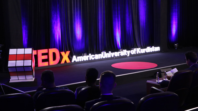 American University of Kurdistan (AUK) hosting the first-ever TEDx talks on its campus, Oct. 1, 2022. (Photo: Kurmanj Nheli/Kurdistan 24)
