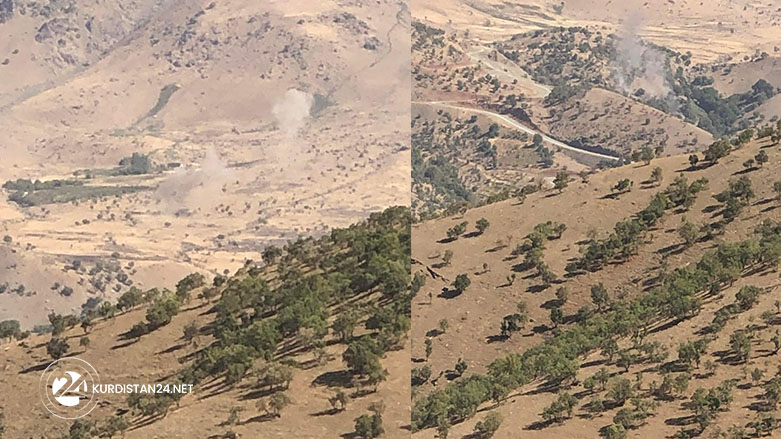 Iran on Tuesday again bombarded the Kurdistan Region border areas (Photo submitted to Kurdistan 24)