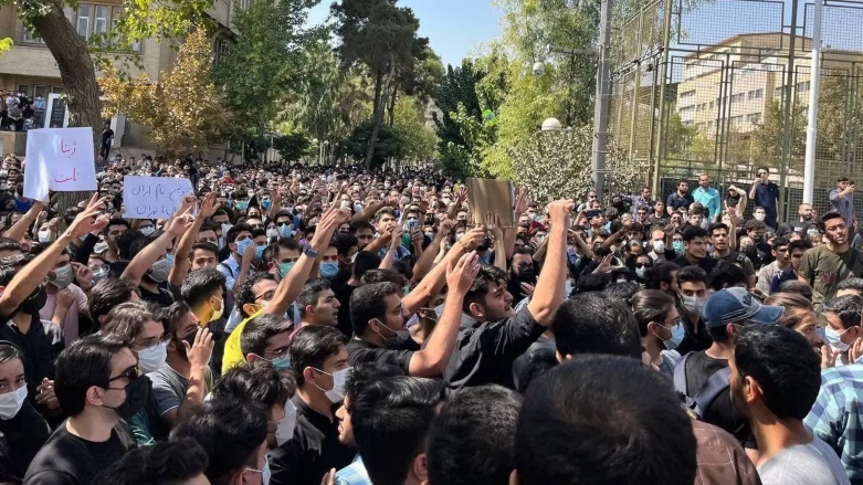 صحنه‌ای از اعتراضات ایران