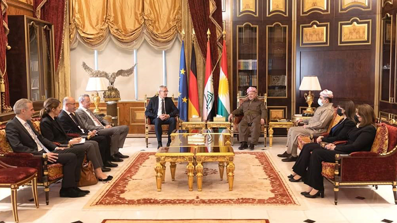 دیدار پرزیدنت بارزانی و سفیر آلمان در عراق