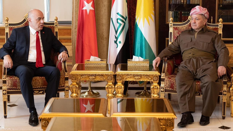 دیدار پرزیدنت مسعود بارزانی و سفیر ترکیه در عراق