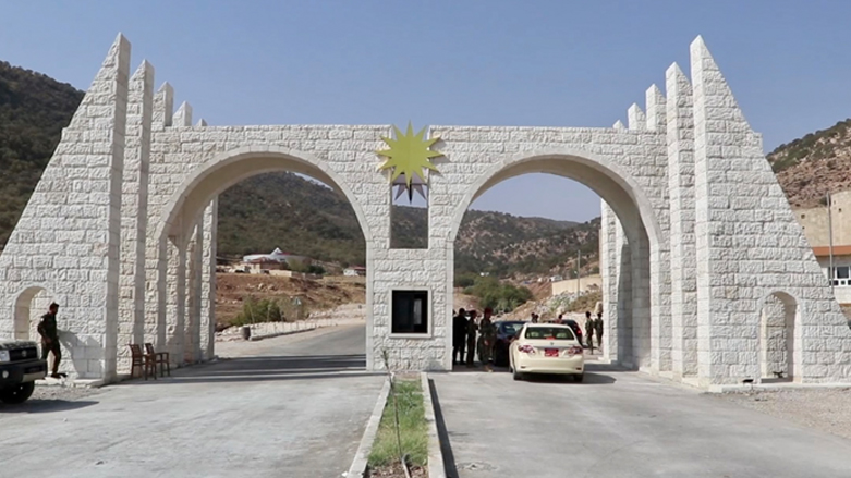 The newly constructed Lalilsh gate in Duhok province, Oct. 9, 2022. (Photo: Kurmanj Nhili/Kurdistan 24)