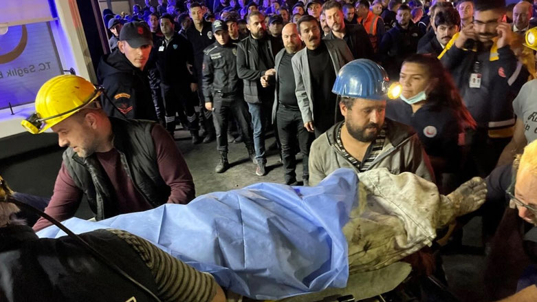 More than 100 coal miners were working hundreds of metres below ground at the time of the explosion (Photo: Nilay MEYREM COMLEK IHLAS NEWS AGENCY/AFP)