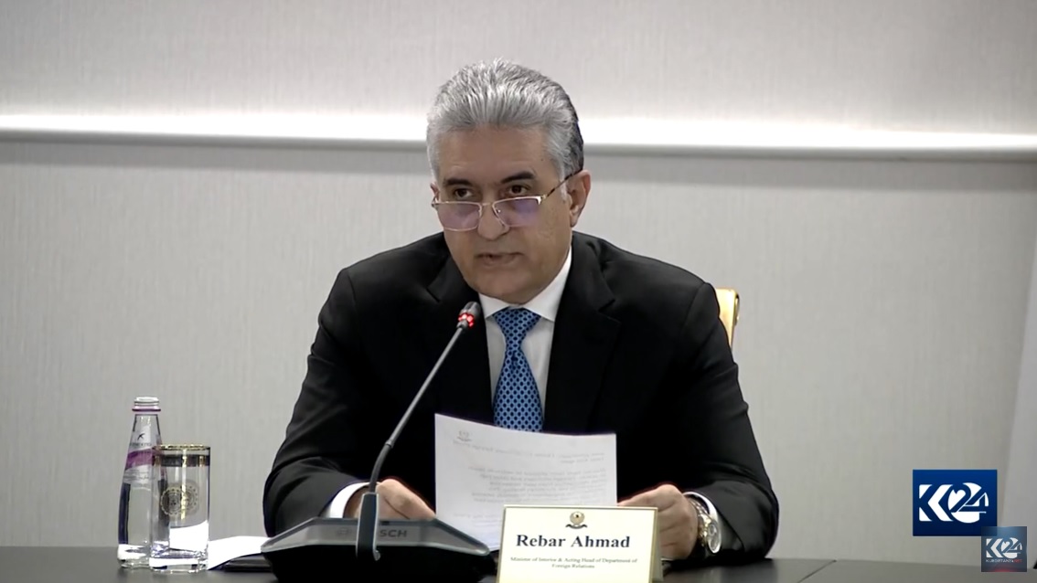 وزير داخلية إقليم كوردستان ريبر أحمد