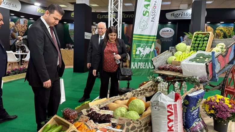 وفد وزارة زراعة إقليم كوردستان في معرض يوناني - صورة: وزارة الزراعة