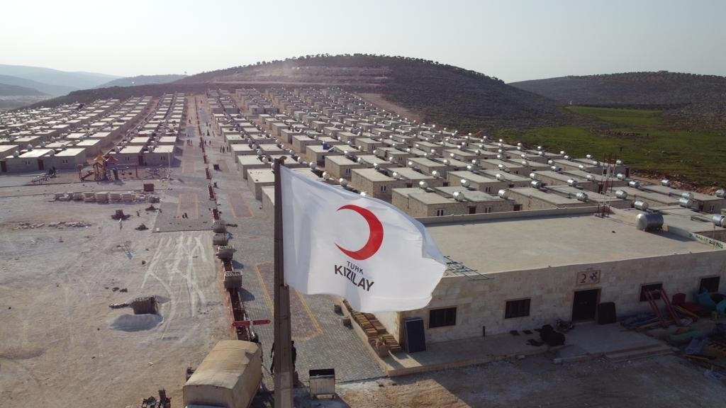 Briquette houses built by Türkiye and Turkish NGOs are seen in this picture, northwest Syria, Sept. 20, 2022 (Photo: Anadolu Agency).