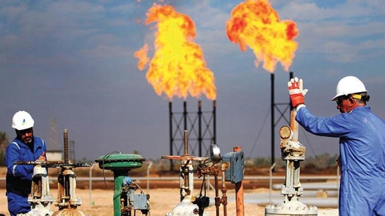 Irak'ta bir petrol sahası