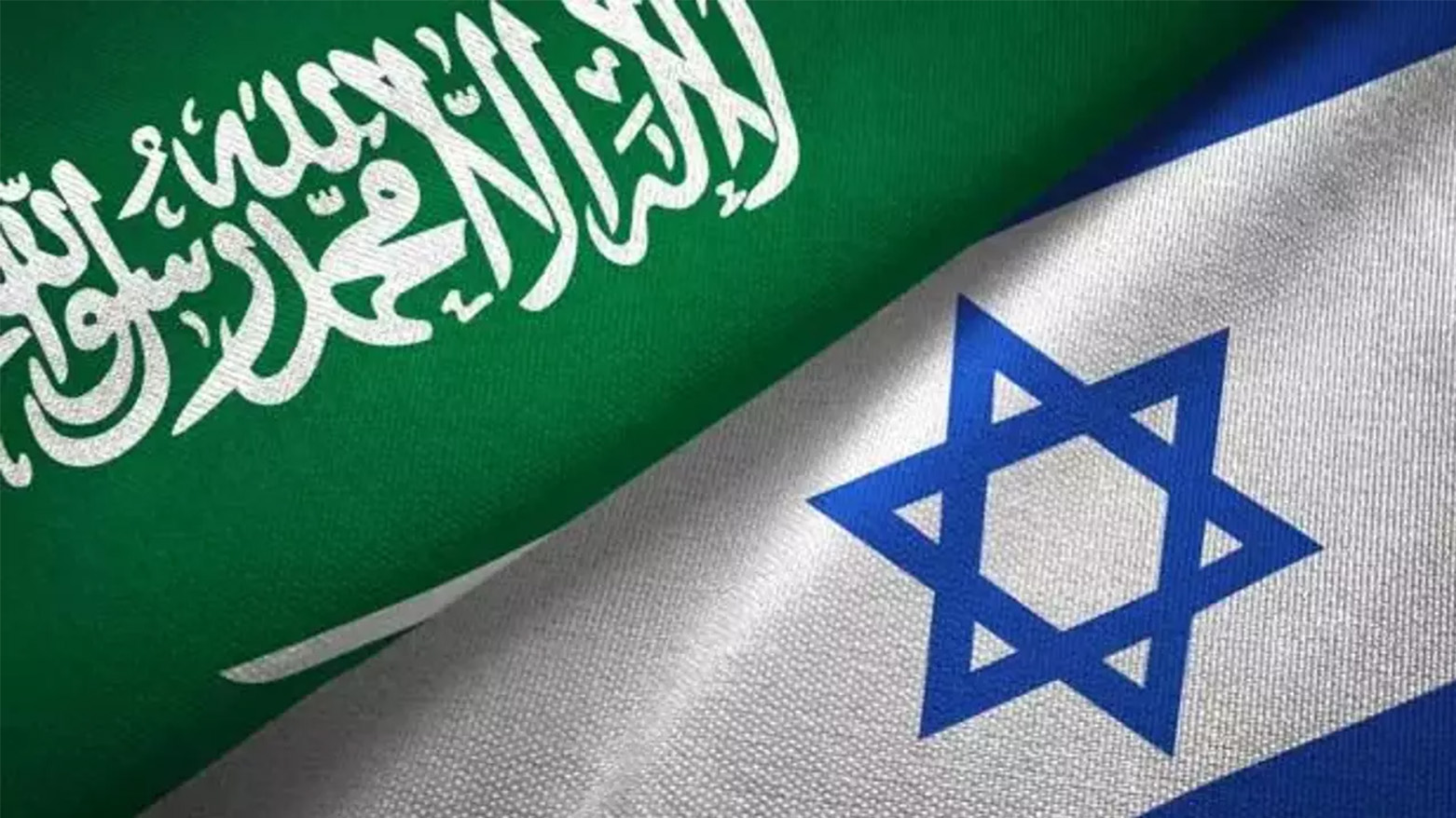 Suudi Arabistan ve İsrail bayrakları