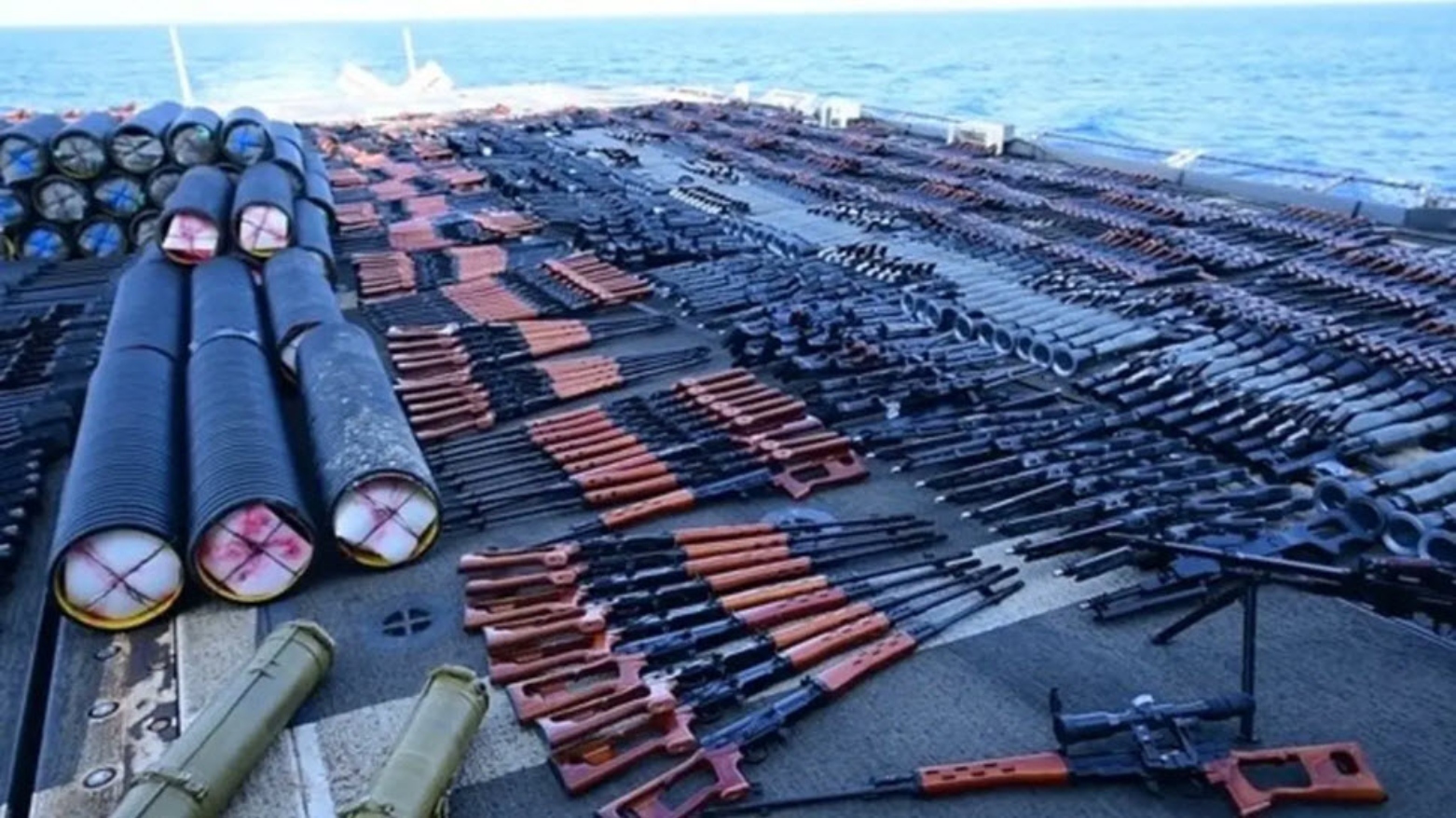 آمریکا پێش‌تر از کشف و ضبط این سلاح‌ها در دریای عرب خبر داده بود