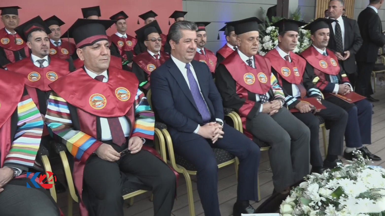 رئيس حكومة إقليم كوردستان في مراسم حفل تخرج طلبة جامعة صلاح الدين بأربيل
