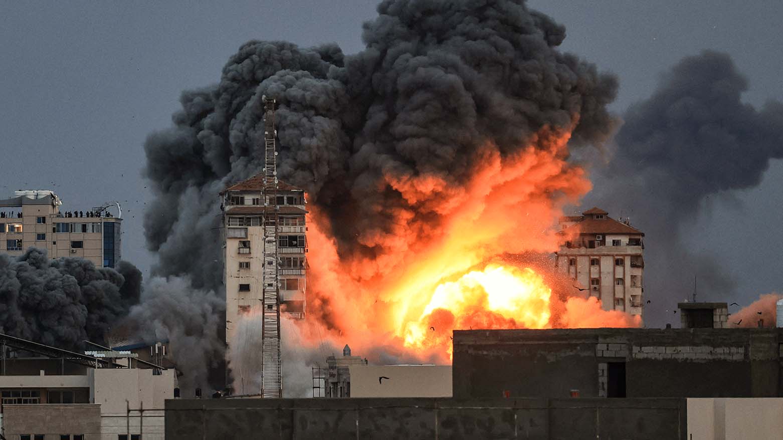 حمله‌ی اسرائیل به باریکه‌ی غزه/ عکس از AFP