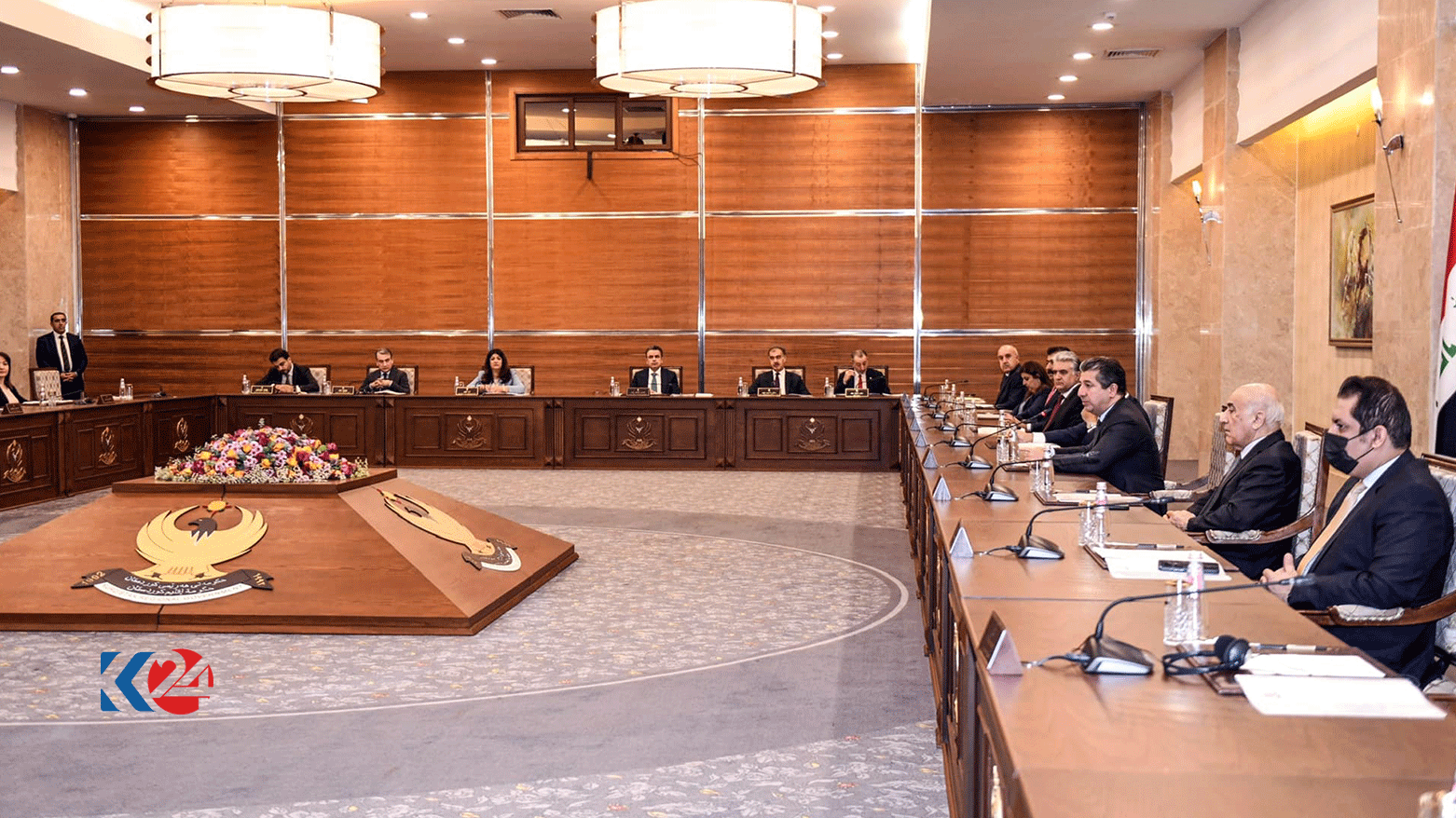 The meeting of the KRG Council of Ministers, Oct. 11, 2023. (Photo: KRG)