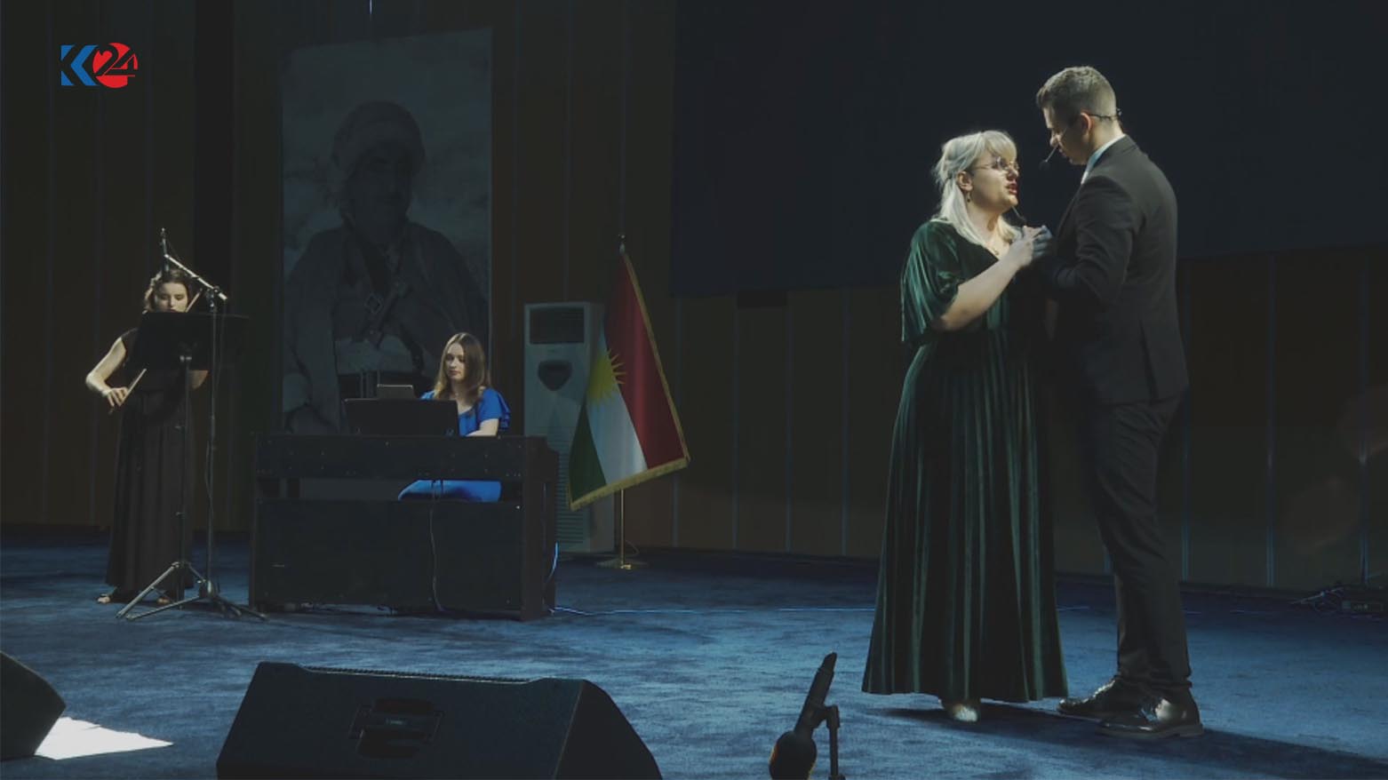 The performance of the Czech opera company in Soran, Oct. 13, 2023. (Photo: Kurdistan 24)