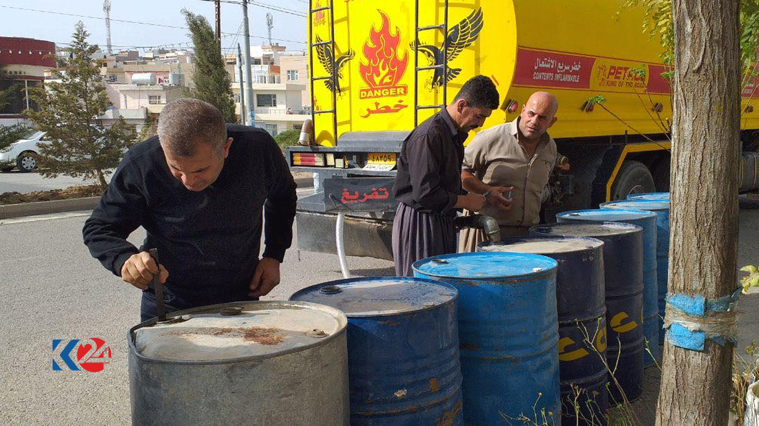 دابەشکردنی نەوتی سپی