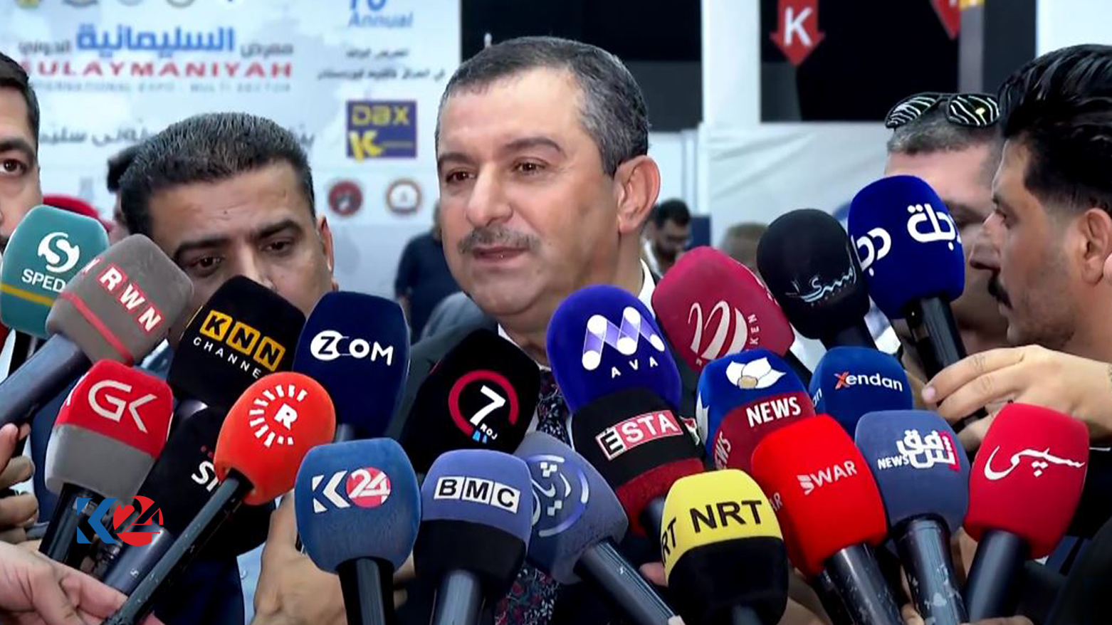 کۆنفرانسی رۆژنامەوانی هەڤاڵ ئەبوبەکر، پارێزگاری سلێمانی