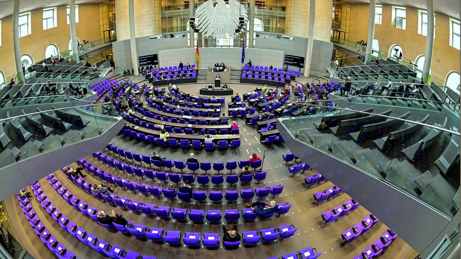 The peculiarities of Germany's voting system mean that the number of members of the Bundestag fluctuates (Photo: Tobias Schwartz/AFP via Getty Images)