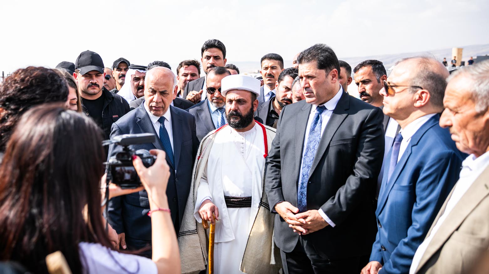 A new Yezidi Genocide Memorial  was opened on Wednesday to honour the victims of ISIS (Photo: IOM/Raber Aziz)