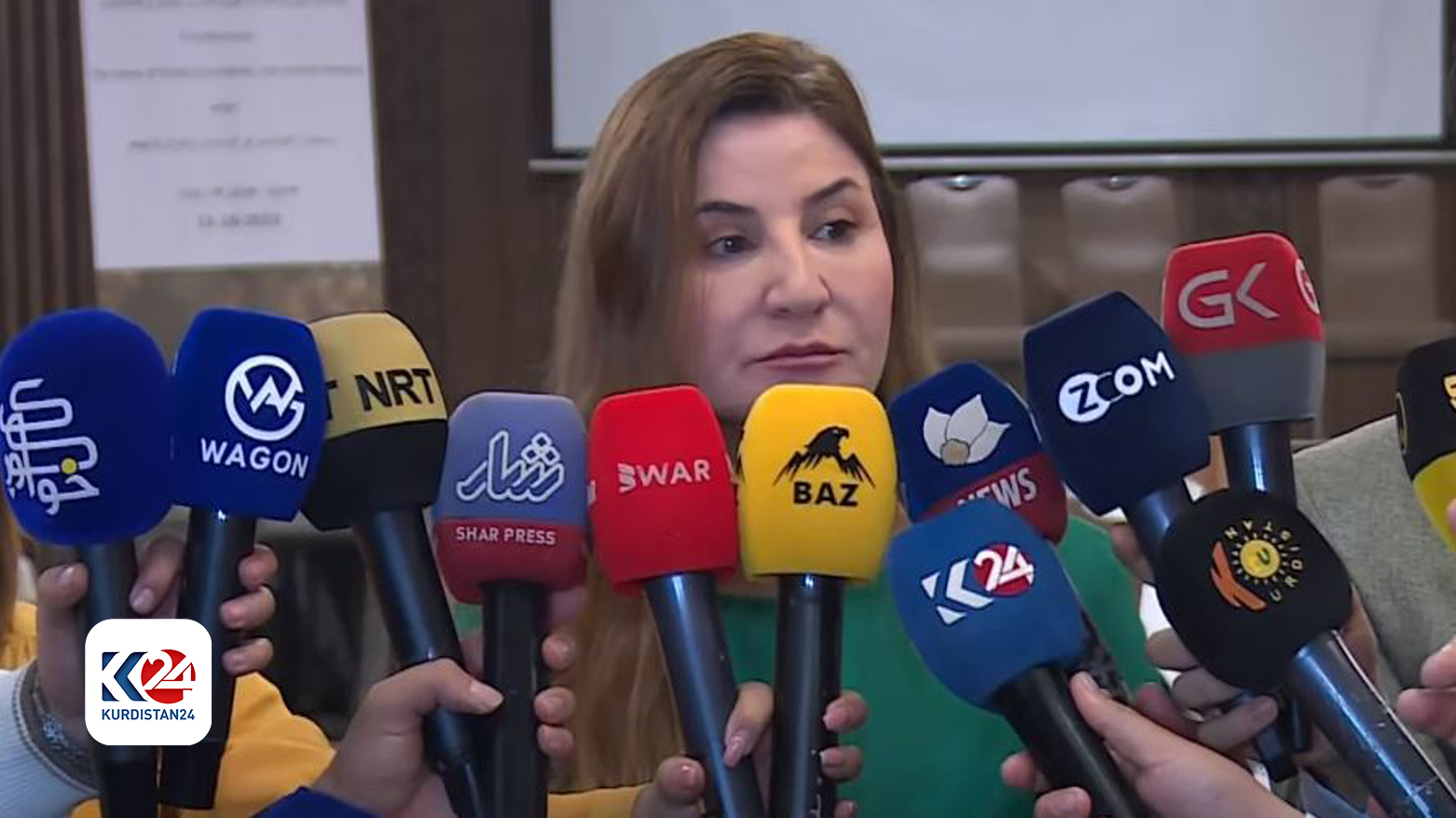 Irak Parlamentosu Kürdistan Demokrat Partisi (KDP) Fraksiyonu Sözcüsü Viyan Sabri
