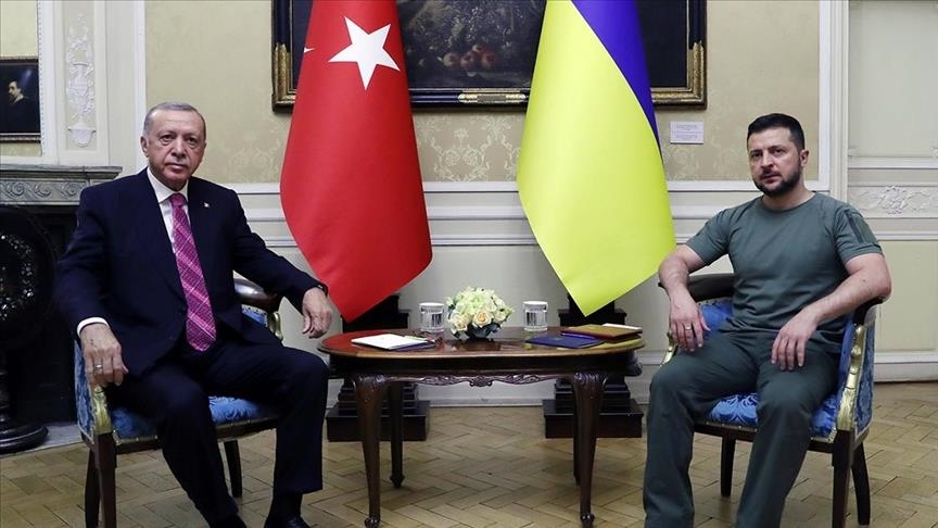 Türkiye Cumhurbaşkanı Recep Tayyip Erdoğan ile Ukrayna Devlet Başkanı Zelenskiy-Arşiv