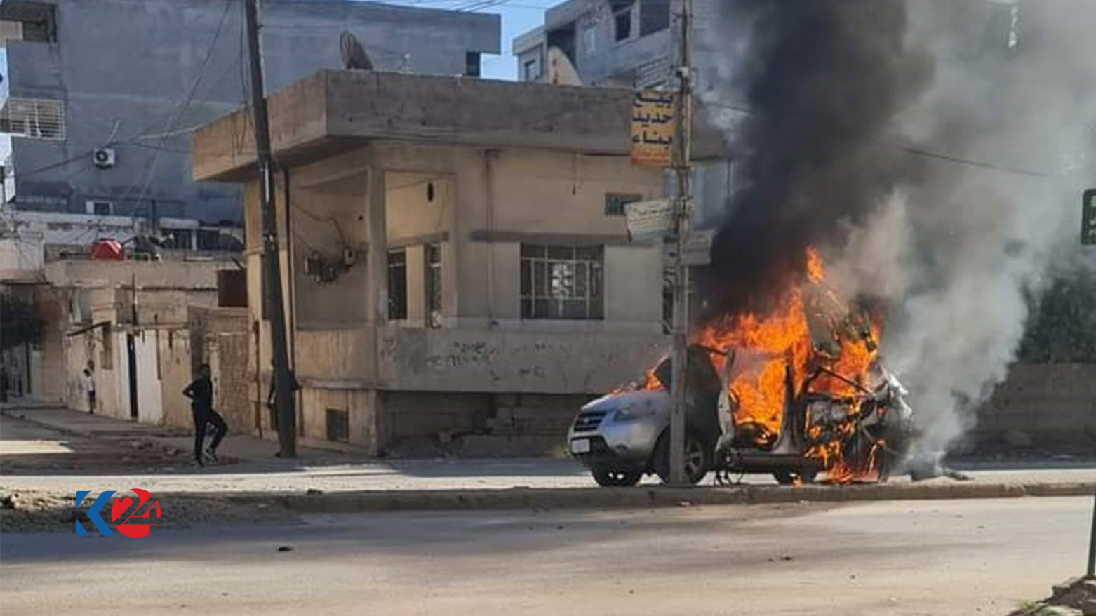 An IED explosion killed one civilian on Sunday (Photo: Kurdistan 24)