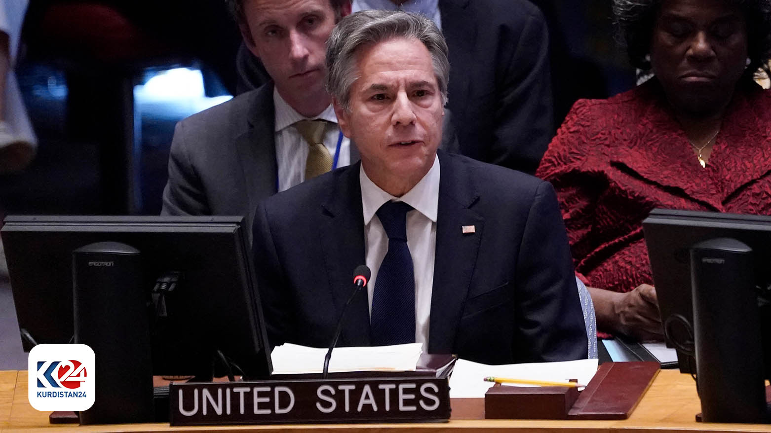 ئەنتۆنی بلینکن، وەزیری دەرەوەی ئەمەریکا. وێنە:AFP