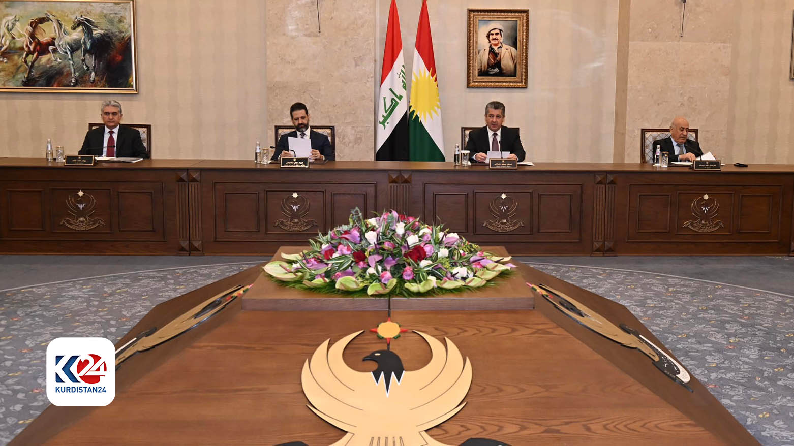 The meeting of the KRG Council of Ministers, Oct. 25, 2023. (Photo: KRG)