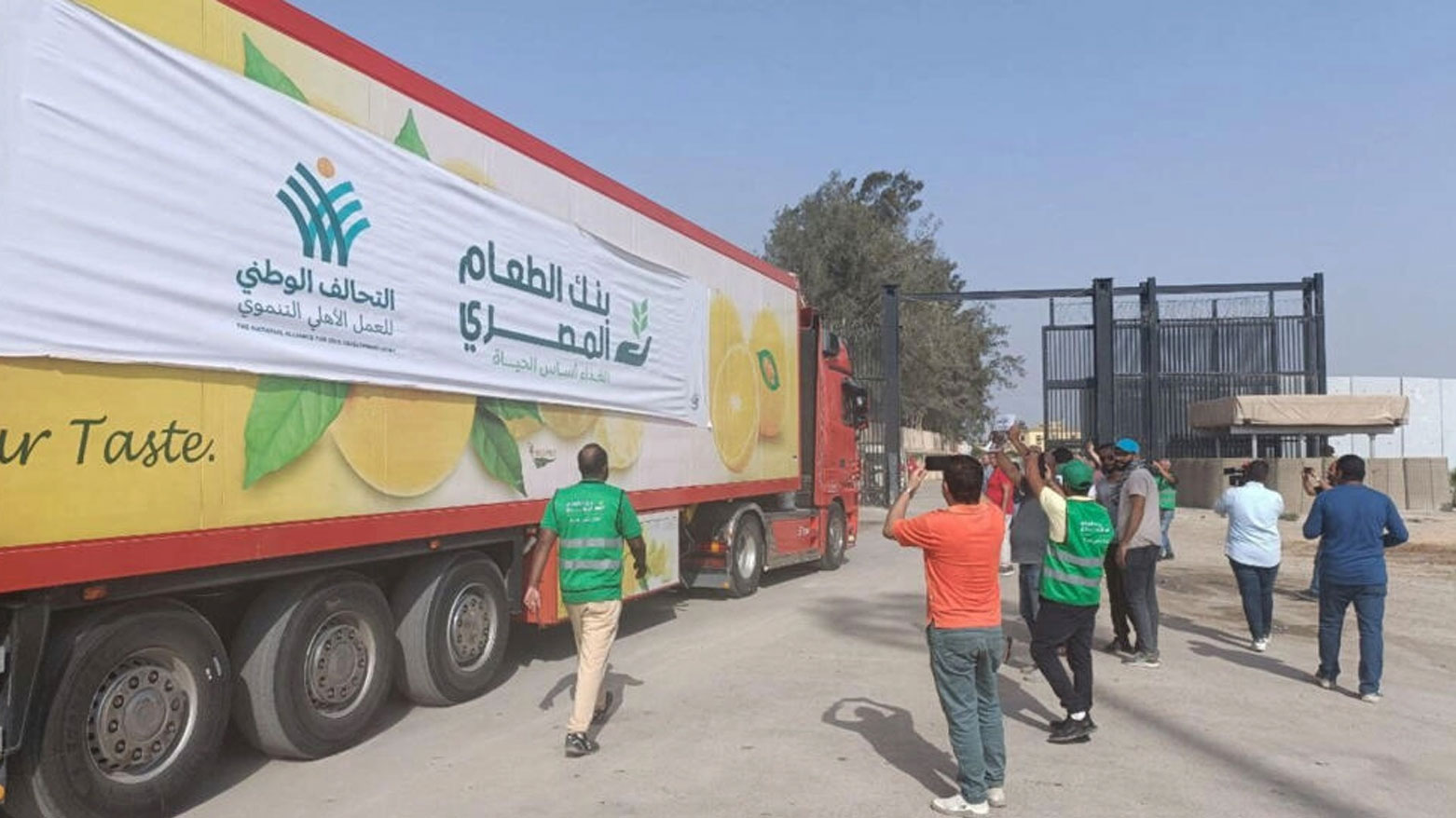 نەتەوە یەکگرتووەکان: 33 بارهەڵگری هاوکاری مرۆیی گەیشتوونەتە کەرتی غەززە