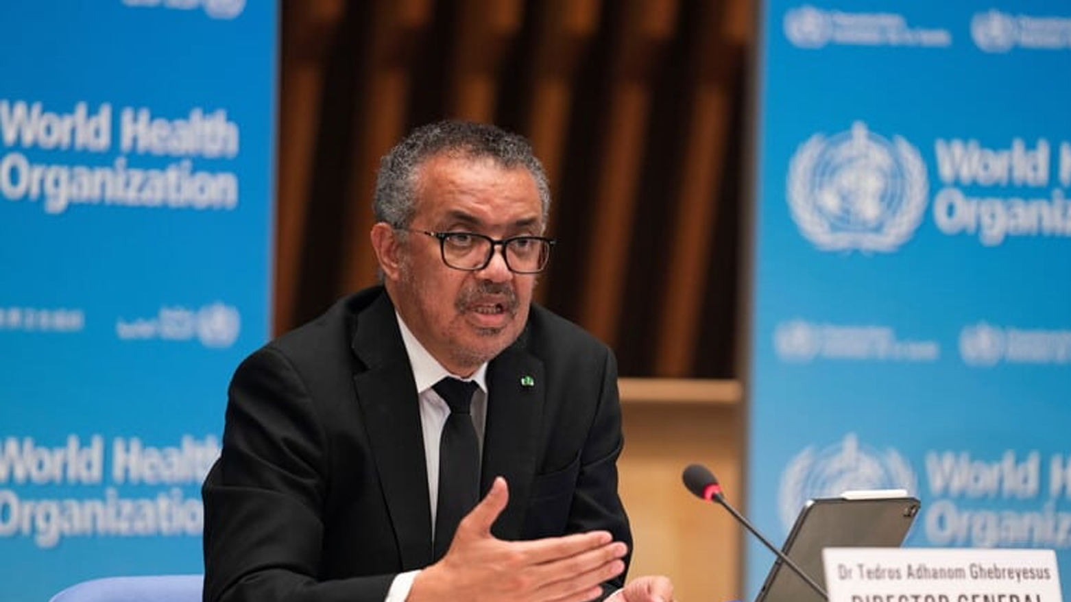 المدير العام لـ"منظمة الصحة العالمية" تيدروس أدهانوم غيبرييسوس (فرانس برس)