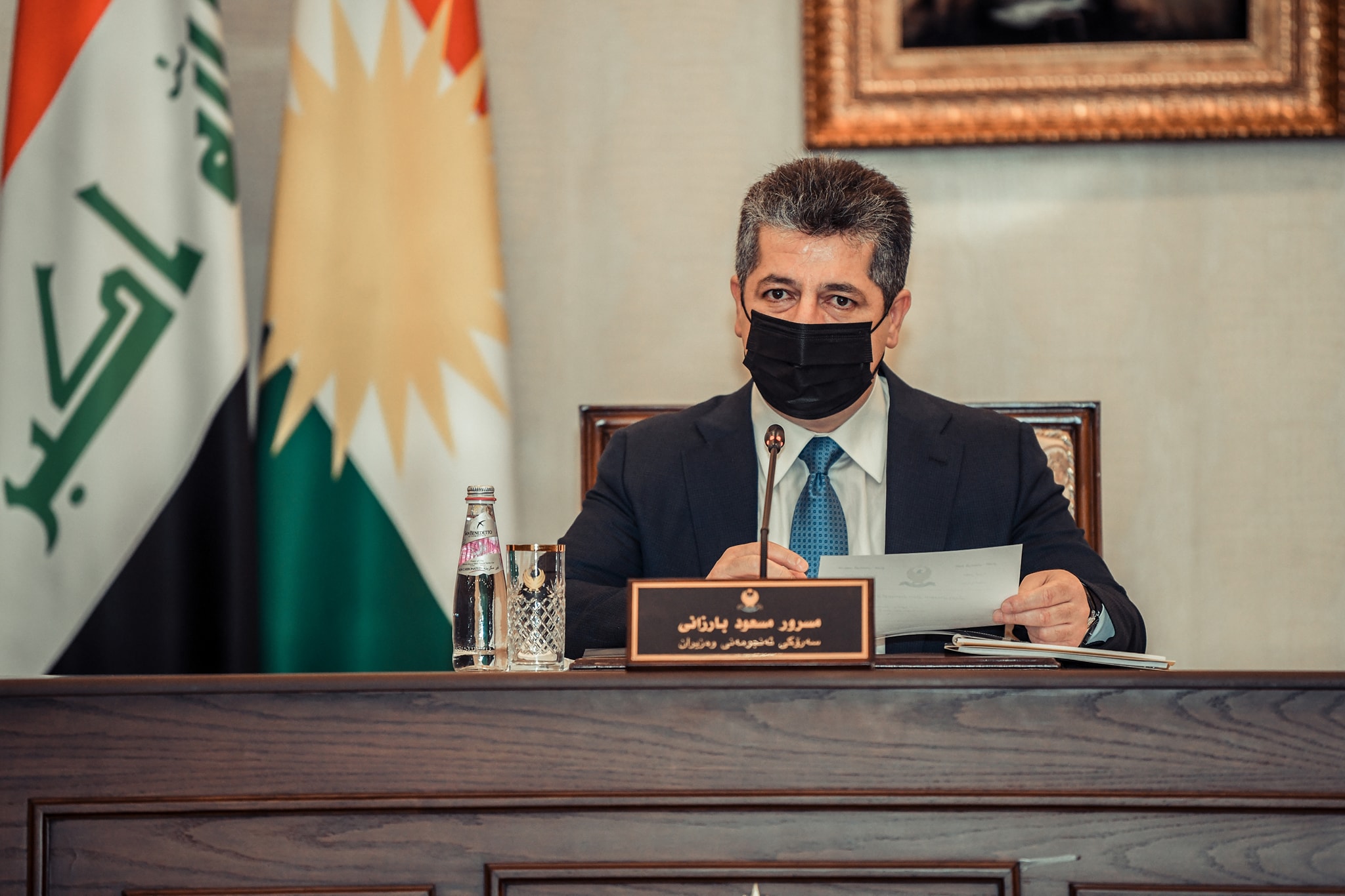 مه&zwnj;سرور بارزانی، سه&zwnj;رۆكی حكومه&zwnj;تی هه&zwnj;رێمی كوردستان 