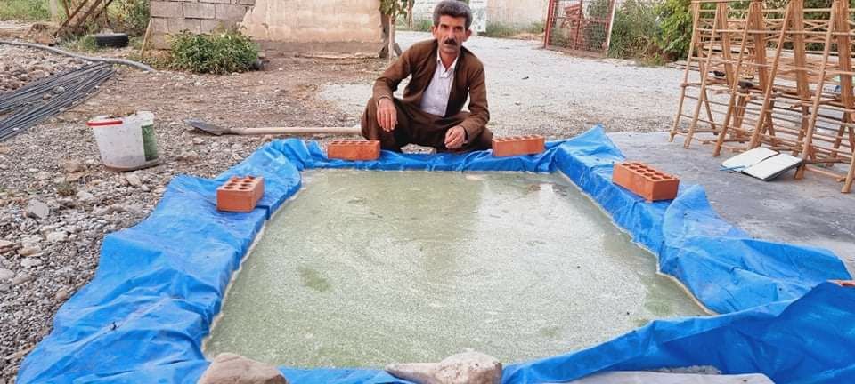 ئازاد كوردستانی، جووتیارە نموونەییەكەی هەڵەبجە